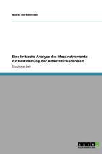 Eine kritische Analyse der Messinstrumente zur Bestimmung der Arbeitszufriedenheit af Moritz Berkenheide