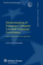 Modernization of European Company Law and Corporate Governance af Gert-Jan Vossestein