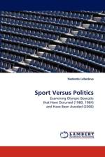 Sport Versus Politics af Nadezda Lebedeva