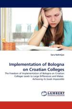 Implementation of Bologna on Croatian Colleges af Sara Nahmijas