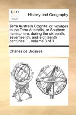 Terra Australis Cognita af Charles de Brosses