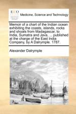 Memoir of a Chart of the Indian Ocean Exhibiting the Coasts, Islands, Rocks and Shoals from Madagascar, to India, Sumatra and Java, ... Published at the Charge of the East India Company, by a Dalrymple. 1787. af Alexander Dalrymple