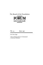 The Board of Foundation: Forum internationale af Peter Nygh