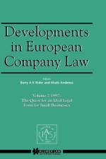 Developments in European Company Law af Barry A.K. Rider