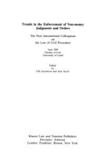 Trends in the Enforcement of Non-Money Judgments and Orders af U. Jacobsson