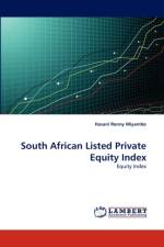 South African Listed Private Equity Index af Hasani Ronny Miyambo