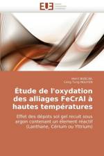 Etude de l''oxydation des alliages fecral a hautes temperatures af Collectif