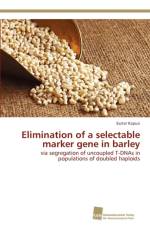 Elimination of a selectable marker gene in barley af Eszter Kapusi