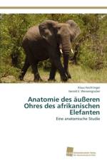 Anatomie des ausseren Ohres des afrikanischen Elefanten af Feichtinger Klaus