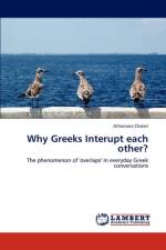 Why Greeks Interupt Each Other? af Athanasia Chalari