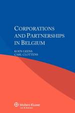 Corporations and Partnerships in Belgium af Koen Geens