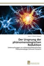 Der Ursprung der phanomenologischen Reduktion af Javier Y Alvarez-Vazquez