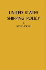 United States Shipping Policy af Wytze Gorter