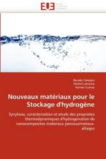 Nouveaux Mat riaux Pour Le Stockage d''hydrog ne af Collectif