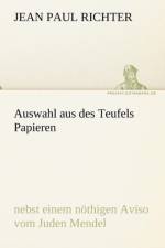 Auswahl Aus Des Teufels Papieren af Jean Paul Richter