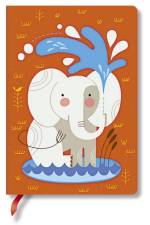 Baby Elephant Lined Hardcover Journal af Paperblanks