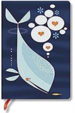 Whale and Friend Lined Hardcover Journal af Paperblanks