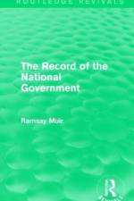 The Record of the National Government af Ramsay Muir