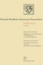 Moeglichkeiten Zur Energieeinsparung Beim Teillastbetrieb Von Kraftfahrzeugmotoren. Die Zeitliche Programmierung Von Tieren Auf Periodische Umweltbedingungen af Franz Pischinger
