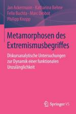 Metamorphosen Des Extremismusbegriffes af Jan Ackermann