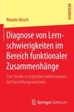 Diagnose von Lernschwierigkeiten im Bereich funktionaler Zusammenhange af Renate Nitsch