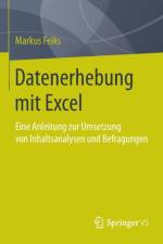 Datenerhebung Mit Excel af Markus Feiks