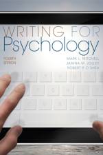 Writing for Psychology af Mark (Clarion University of Pennsylvania) Mitchell