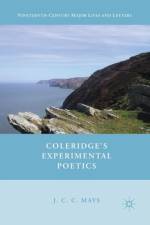 Coleridge's Experimental Poetics af J. Mays