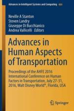 Advances in Human Aspects of Transportation