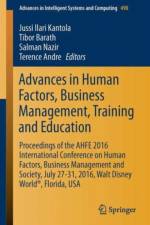 Advances in Human Factors, Business Management, Training and Education