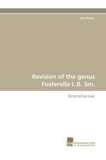 Revision of the Genus Fosterella L.B. SM. af Jule Peters