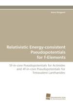 Relativistic Energy-Consistent Pseudopotentials for F-Elements af Anna Weigand