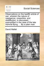 Observations on the Twelfth Article of War af David Mallet