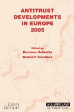 Antitrust Developments in Europe af Romano Subiotto