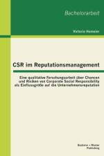 CSR im Reputationsmanagement af Victoria Homeier