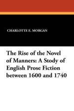 Rise of the Novel of Manners af Charlotte E Morgan
