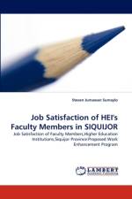 Job Satisfaction of Hei's Faculty Members in Siquijor af Steven Jumawan Sumaylo