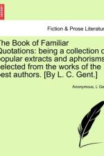 The Book of Familiar Quotations af Anonymous