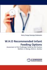 W.H.O Recommended Infant Feeding Options af Henry Ilunga Kasongo Kelakazola