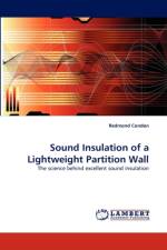 Sound Insulation of a Lightweight Partition Wall af Redmond Condon