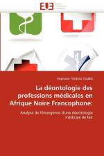 La D ontologie Des Professions M dicales En Afrique Noire Francophone af Tsinkou Tambo-S