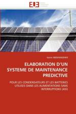 Elaboration d''un Systeme de Maintenance Predictive af Abdennadher-K