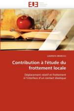 Contribution   l'' tude Du Frottement Locale af Irimescu-L