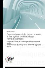 Comportement Du Beton Soumis A Des Cycles de Chauffage Refroidissement af Sabeur-H