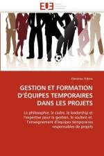 Gestion Et Formation d'' quipes Temporaires Dans Les Projets af Tritaris-D