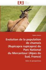 Evolution de la Population de Chamois (Rupicapra Rupicapra) Du Parc National Du Mercantour af Moksia-D