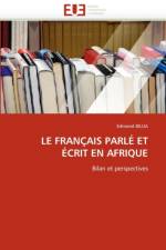 Le francais parle et ecrit en afrique af Biloa-E