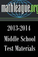 Middle School Test Materials 2013-2014 af Tim Sanders