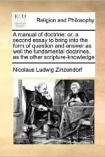 A Manual of Doctrine af Nicolaus Ludwig Zinzendorf