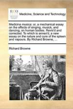 Medicina Musica af Richard Browne